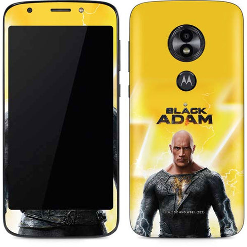 DC Comics Black Adam Movie Charcater Poster Moto E5 Play Skin